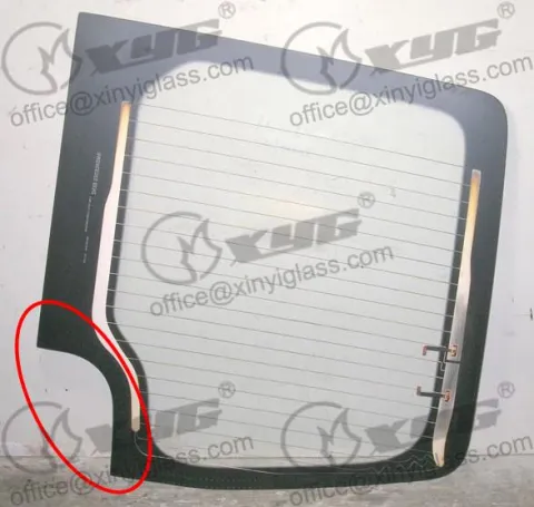 Photo GAT : Lunette arrière MERCEDES -BENZ SPRINTER VAN 2006, référence SO000133
