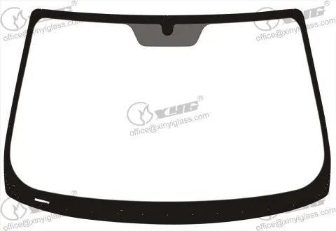 Photo GAT : Pare-brise NISSAN MARCH K12 HBK 2002-10, référence K12-VCP LFW/X